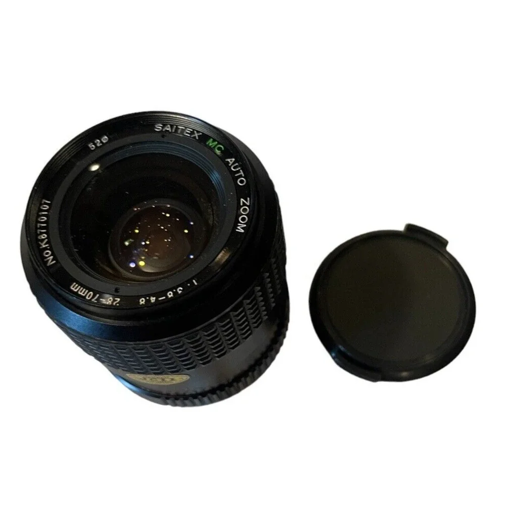 Saitex 28mm - 70mm Zoom Lens 1:3.8-4.8 No K8770107 w/ 1 lens cover